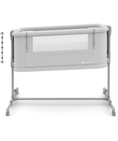 Kindekraft Nestee Grow 2 kolevka za bebe 2 u 1 Light Grey