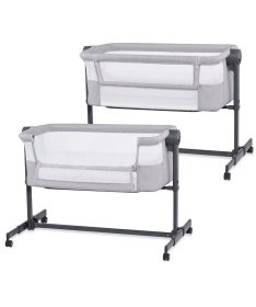 Kindekraft Nestee Up 2 kolevka za bebe 2 u 1 Grey