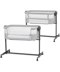 Kindekraft Nestee Up 2 kolevka za bebe 2 u 1 Grey