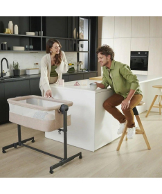 Kindekraft Nestee Up 2 kolevka za bebe 2 u 1 Grey