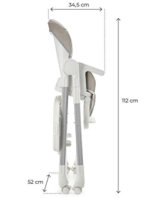 Kindekraft TULO stolica za hranjenje dece Beige