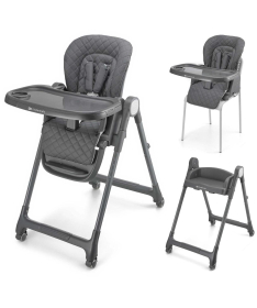 Kindekraft TULO stolica za hranjenje dece Grey