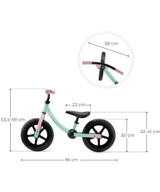 Kinderkraft 2 Way Next balancer guralica za decu do 35 kg Candy Mint