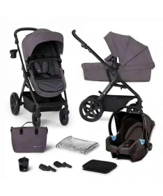 Kinderkraft A-Tour kolica za bebe 3 U 1 Dark Grey