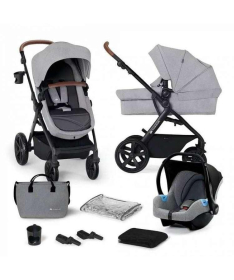 Kinderkraft A-Tour kolica za bebe 3 U 1 Light Grey