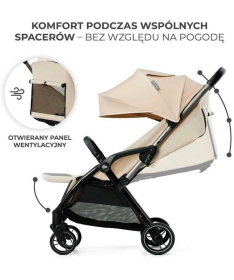 Kinderkraft Alpino kolica za bebe do 22 kg Dune Beige