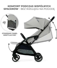 Kinderkraft Alpino kolica za bebe do 22 kg Dune Grey