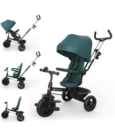 Kinderkraft Aston 2 Plus tricikl za decu 6 u 1 Green