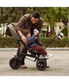 Kinderkraft Aston 2 Plus tricikl za decu 6 u 1 Grey