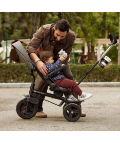 Kinderkraft Aston 2 Plus tricikl za decu 6 u 1 Navy Blue