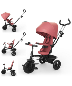 Kinderkraft Aston 2 Plus tricikl za decu 6 u 1 Pink