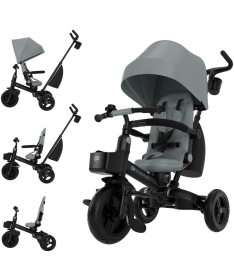 Kinderkraft Aveo 2 Plus tricikl za decu 2 u 1 Grey