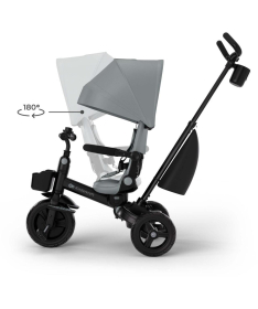 Kinderkraft Aveo 2 Plus tricikl za decu 2 u 1 Grey