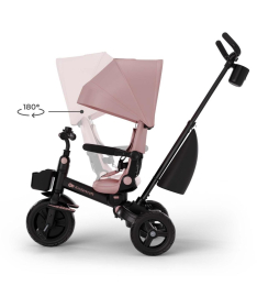 Kinderkraft Aveo 2 Plus tricikl za decu 2 u 1 Pink
