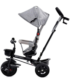 Kinderkraft Aveo tricikl za decu 2 u 1 Light grey