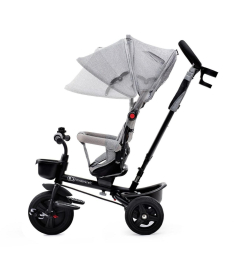 Kinderkraft Aveo tricikl za decu 2 u 1 Light grey