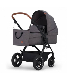 Kinderkraft B-Tour kolica za bebe 3 U 1 Dark Grey