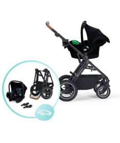 Kinderkraft B-Tour kolica za bebe 3 U 1 Pro Black