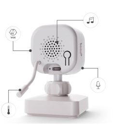 Kinderkraft baby dodatna kamera za bebe Niteeye Travel White
