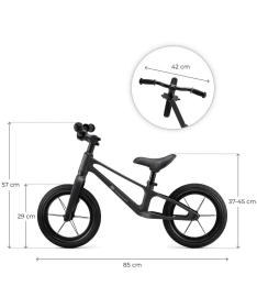 Kinderkraft bicikl balanser za decu do 35kg Eter Black