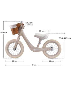 Kinderkraft bicikl balanser za decu do 35kg Rapid 2 Bizuu Beige