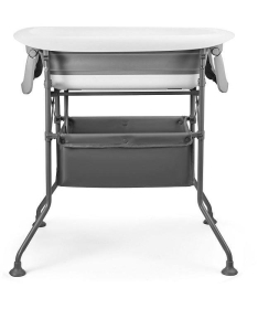 Kinderkraft Bubbly stalak sa kadicom i podlogom za presvlačenje Grey