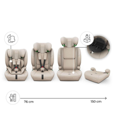 Kinderkraft Comfort Up 2 i-Size auto sedište za decu 76-150cm Green