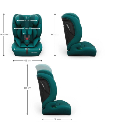 Kinderkraft Comfort Up 2 i-Size auto sedište za decu 76-150cm Green