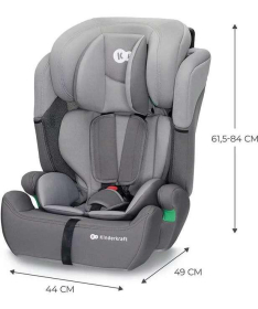 Kinderkraft Comfort Up i-Size auto sedište za decu 76-150cm Grey