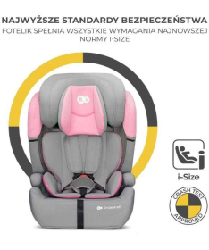 Kinderkraft Comfort Up i-Size auto sedište za decu 76-150cm Pink