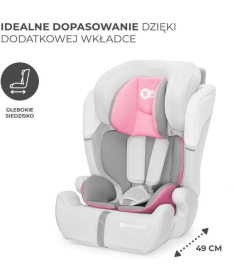 Kinderkraft Comfort Up i-Size auto sedište za decu 76-150cm Pink