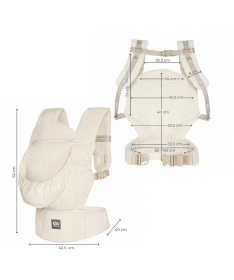 Kinderkraft Elara kengur nosiljka za bebu Beige