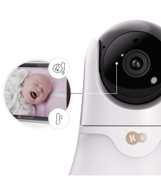 Kinderkraft elektronska bebi kamera sa noćnom lampom Niteeye Glow