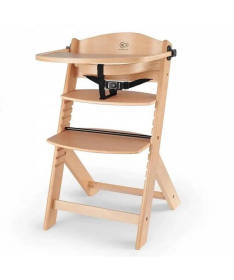 Kinderkraft Enock stolica za hranjenje dece 2u1 Wooden Natural