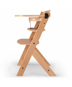 Kinderkraft Enock stolica za hranjenje dece 2u1 Wooden Natural