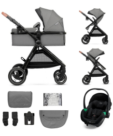 Kinderkraft Esme Pro kolica za bebe 3u1 Grey