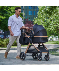 Kinderkraft Esme Pro kolica za bebe 3u1 Grey