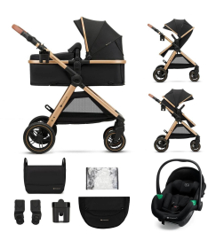 Kinderkraft Esme Pro kolica za bebe 3u1 Pure black