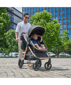 Kinderkraft Esme Pro kolica za bebe 3u1 Sand Beige