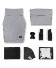 Kinderkraft Everyday kolica za bebe sa nosiljkom 2 u 1 Dark Grey