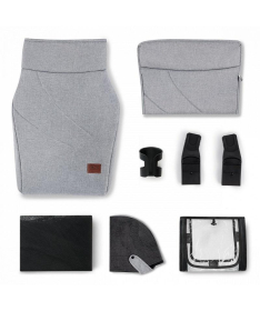 Kinderkraft Everyday kolica za bebe sa nosiljkom 2 u 1 Light Grey