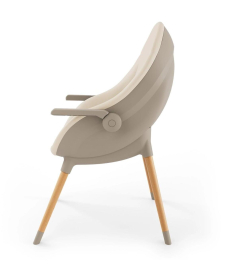 Kinderkraft Fini UP 2 stolica za hranjenje dece 2u1 Beige