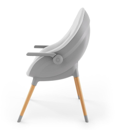 Kinderkraft Fini UP 2 stolica za hranjenje dece 2u1 Grey