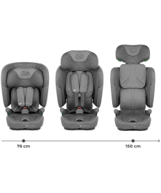 Kinderkraft Fix2Go i-Size auto sedište za decu 76-150cm Grey