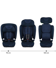 Kinderkraft Fix2Go i-Size auto sedište za decu 76-150cm Navy