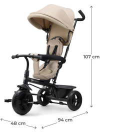 Kinderkraft Freeway 2 tricikl za decu Beige