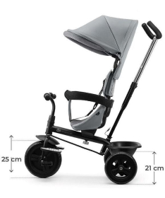 Kinderkraft Freeway 2 tricikl za decu Grey