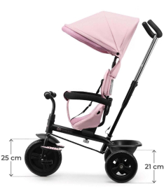 Kinderkraft Freeway 2 tricikl za decu Pink