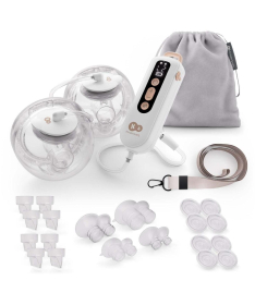 Kinderkraft Gentleflow dupla električna pumpica za grudi Golden