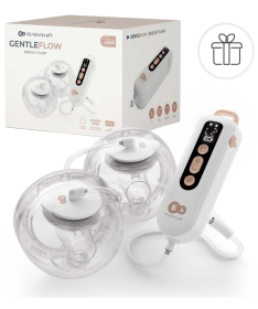 Kinderkraft Gentleflow dupla električna pumpica za grudi Golden